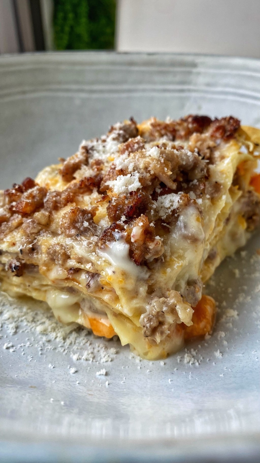 LASAGNA CON ZUCCA, SALSICCIA E&nbsp;TALEGGIO