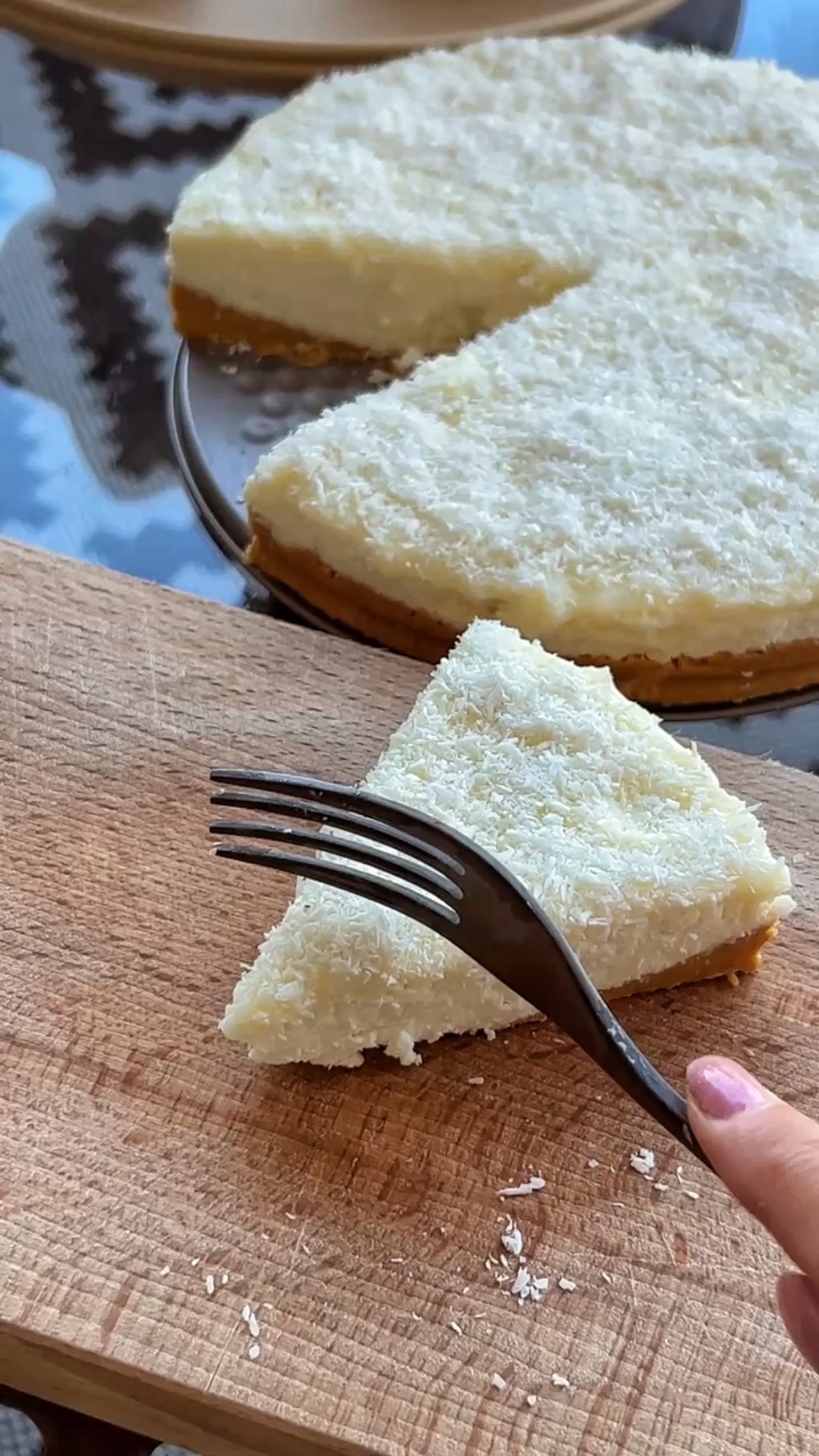 CHEESECAKE AL COCCO FACILE E&nbsp;VELOCE